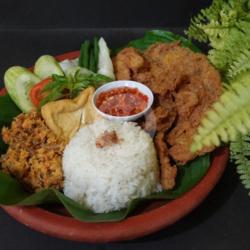 Nasi Botok Telur Crispy