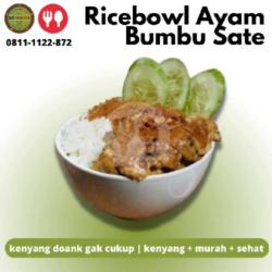 Ricebowl Ayam Bumbu Sate