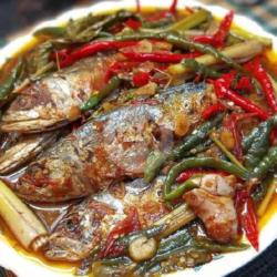 Nasi Sayur   Ikan Gembung Rebus