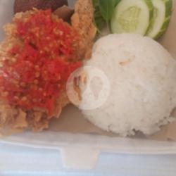 Nasi Ayam Geprek Sayap/paha