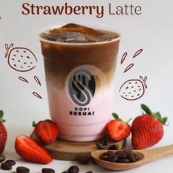 Iced Coffee Strawberry Latte Regular