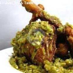 Ayam Goreng Sambel Ijo Tanpa Nasi
