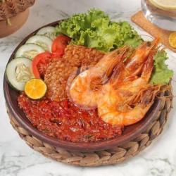 Lalapan Udang Goreng