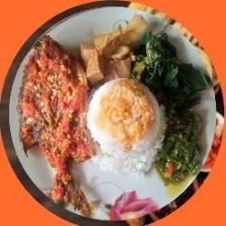 Nasi Bawal Balado