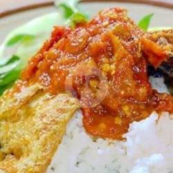 Nasi Telur Penyet
