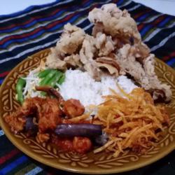 Nasi Jamur Crispy   Gratis Es Teh