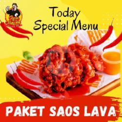 Paket Nasi Saos Lava Pedas