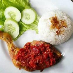 Ayam Penyet Jontor   Nasi