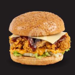 Korean Gochujang Chicken Burger