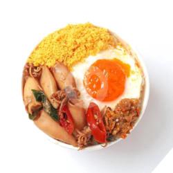 Nasi Kremes Cumi Oseng Cabe