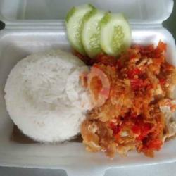 Ayam Geprek Dower   Nasi