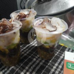 Es Bubur Kacang Ijo Ketan Ireng Nangka Campur Apokat