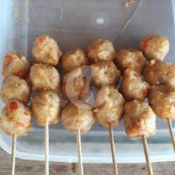 Sate Bakso (bumbu Pedas)