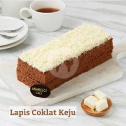 Kue Lapis Coklat Keju