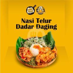Nasi Telur Dadar Sambal Daging