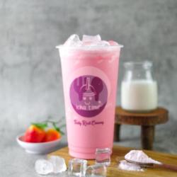 Milkshake Sour Strawberry ( Reguler 400 Ml )