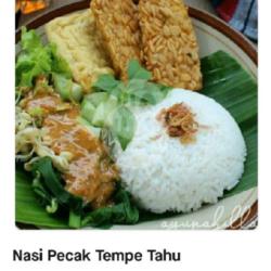 Nasi Pecak Tempe Tahu