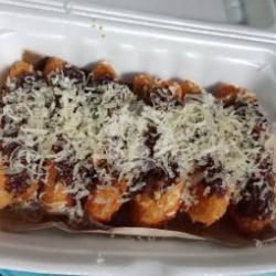 Pisang Krees Keju Toping Coklat Parut (isi 7pcs)