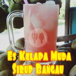 Es Kelapa Sirup Bangau