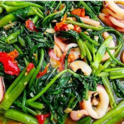 Cha Kangkung Seafood Cumi