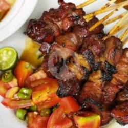 Sate Kambing 10 Tusuk   Nasi   Lontong