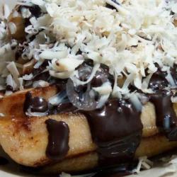 Pisang Bakar Coklat Crunchy   Keju