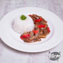 Nasi Beef Stroganof