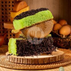 Pukis Jumbo Pandan Coklat