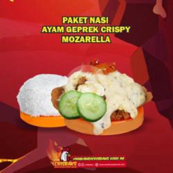 Paket Nasi Crispy Mozarella