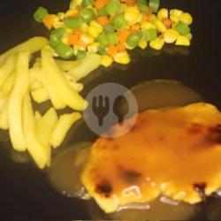 Chicken Steak Brown Sauce