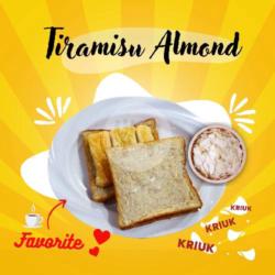 Roti Bakar 99 - Toast Ropang Roti Panggang Gandum - Tiramisu Almond   Puff Pastry