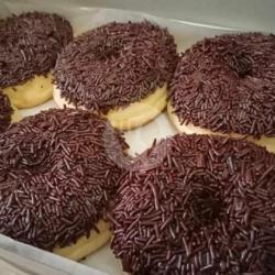 Donat Topping Coklat Mesis 6pcs/box