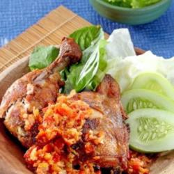 Ayam Kremes Sambel Korek (pedes Poll)