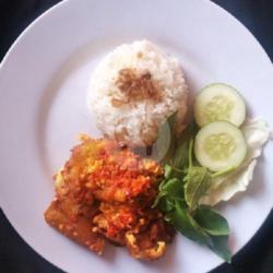 Nasi Telur Crispy Geprek