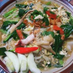 Bihun Godog (telur   Ayam Suwir)