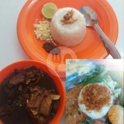 Paket 2porsi 1 Ns Pecel Ayam Telor 1/2 1 Ns Rawon  Mix Max Krupuk