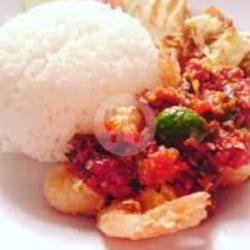 Nasi Udang Geprek