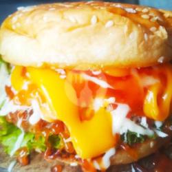 Spesial Chesee Burger Kornet