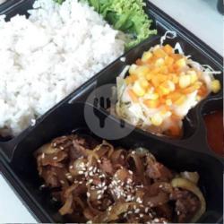 Bento Beef Teriyaki (nasi)