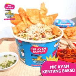 Mie Ayam Bangka Kentang Bakso