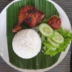 Nasi Ayam Bakar Paha/dada