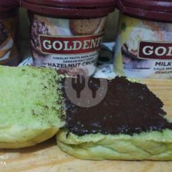 Roti Kukus Pandan Spesial Choco Messes