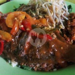 Nasi Pecel Nila Asam Manis