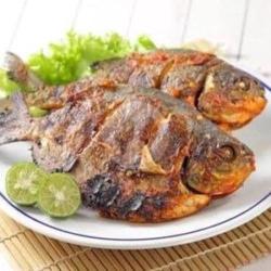 Ikan Bawal Goreng Sambal Merah