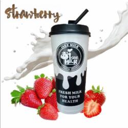 Susu Segar Strawberry (dingin)