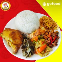 Nasi Campur Ayam Goreng