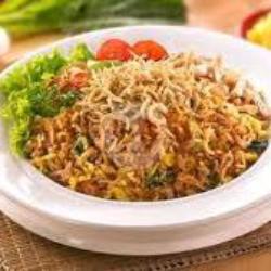 Nasi Goreng Teri   Telor Dadar