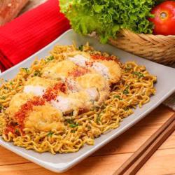 Mie Goreng Padeh Chiken Katsu