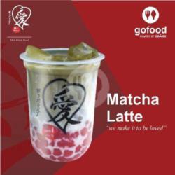 Boba Matcha Latte