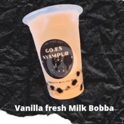 Vanilla Fresh Milk Bobba Reguler